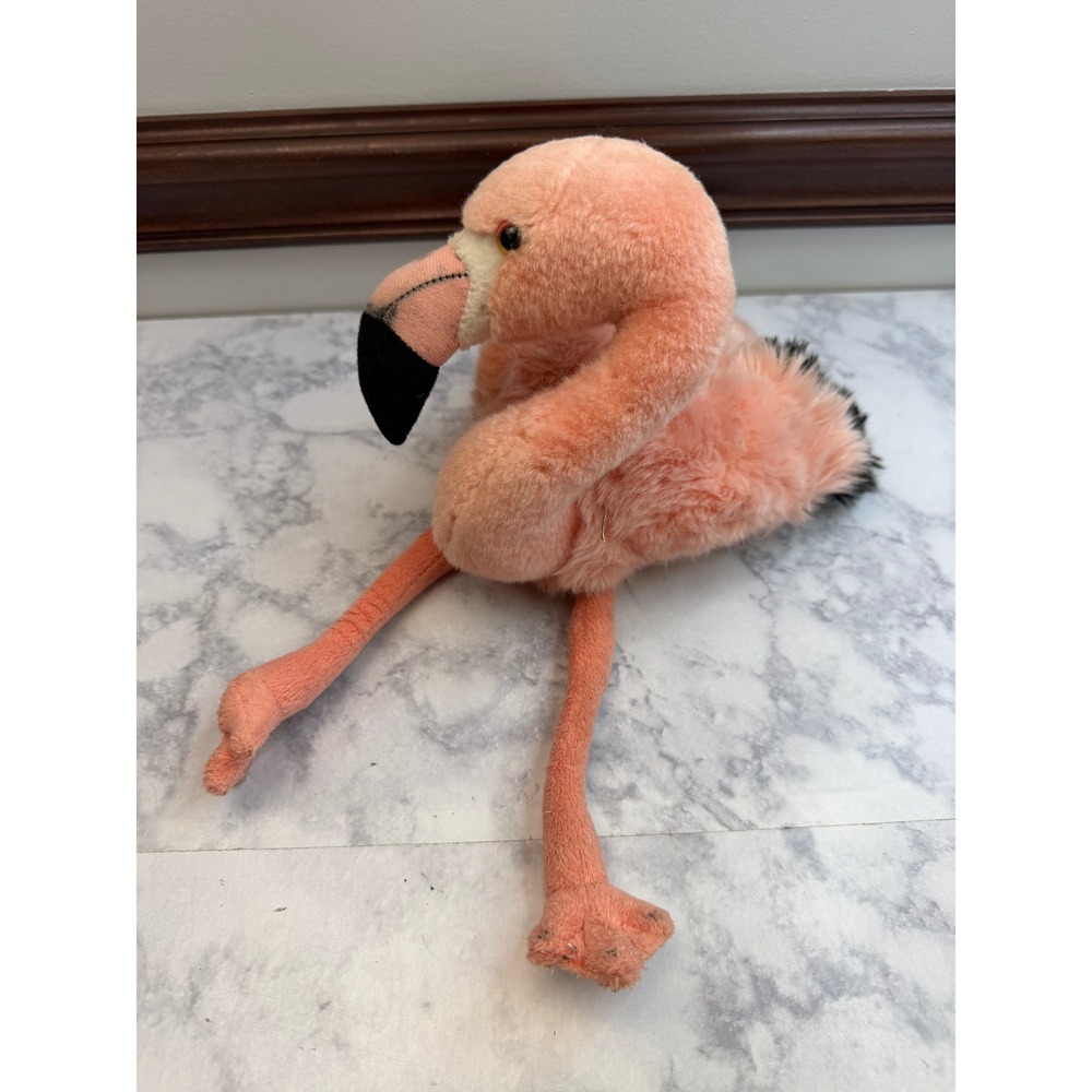 Leosco Collection SOS Pink Flamingo Plush Stuffed Animal Bird 10 inch 2018